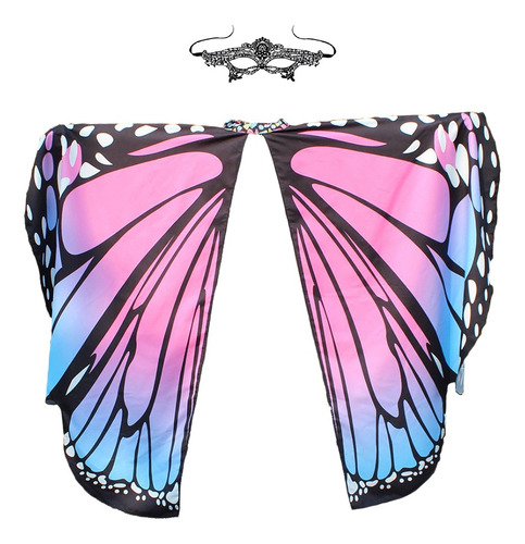 Mantón De Alas De Mariposa Chal Niños Elegantes Para