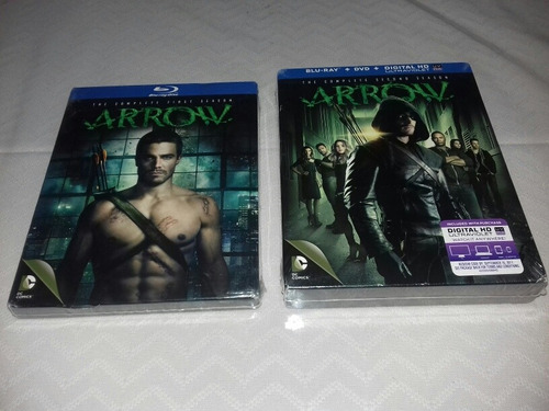 Arrow: Primera Y Segunda Temporadas Completas En Bluray Nvas