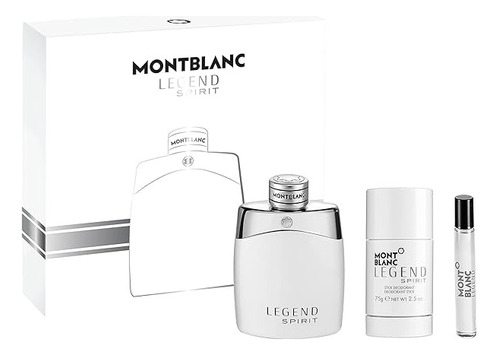 Set De Perfume Montblanc Legend Spirit 3 Pzs