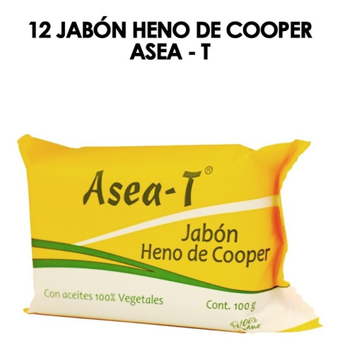 12 Jabón Heno De Cooper Asea - T