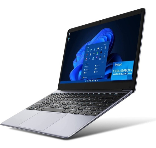 Laptop Chuwi HeroBook Pro space gray 14.1", Intel Celeron N4020 8GB de RAM 256GB SSD, Intel UHD Graphics 600 1920x1080px Windows 11 Home
