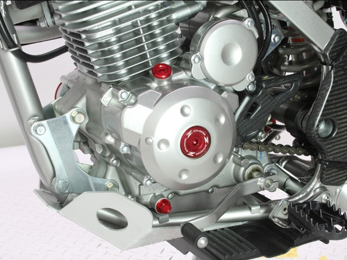 Imagen 5 de 7 de Tapones Motor Kx 250 F Rmz250 04-06 Rojo Zeta