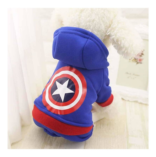 Disfraz De Capitán América Para Mascotas