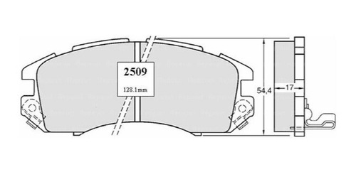 Pastillas Freno Subaru Impreza 1.6 Coup 1995 Ej161e Gf3