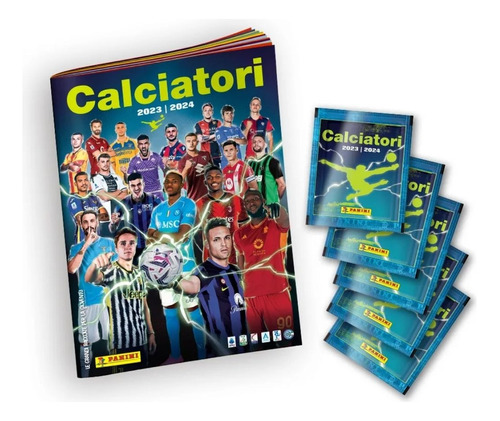 Pack Álbum + Caja 80 Sobres Fútbol Italiano Calciatori