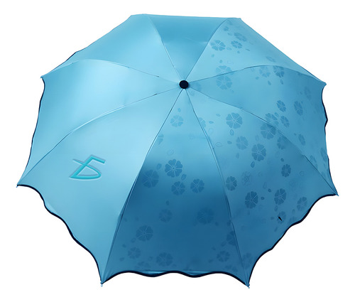 Paraguas Magico Plegable Portatil Para Sol Lluvia Colores Color Azul Ele-Gate