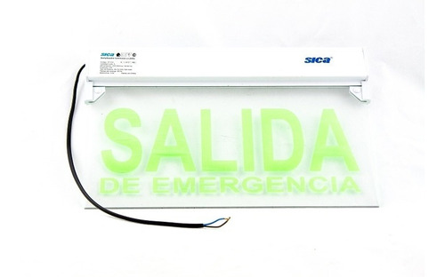 Cartel Led  Sica De Salida / Salida De Emergencia -autónomo 220v 