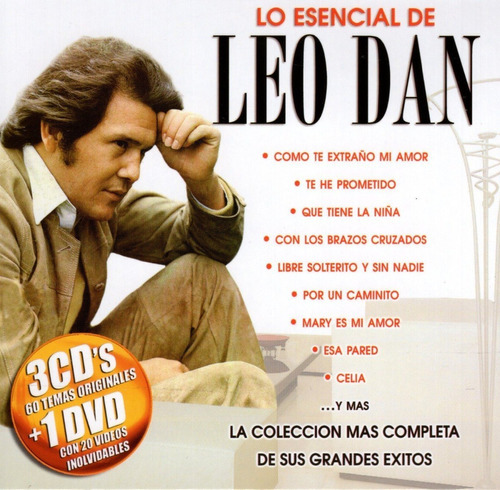 Lo Esencial De Leo Dan Box 3 Discos Cd + Dvd