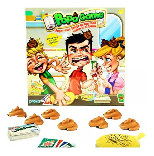 Juegos De Mesa Popo Game Original Ditoys 55 Piezas  Infantil