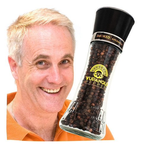 Molinillo De Pimienta Gourmet Ahumado Recargable Para Barbac