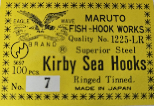 Caja De 100 Anzuelos Maruto Kirby Sea Hooks #7.made In Japan