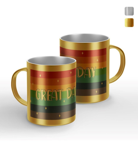 Taza Personalizada Arcoiris Modelo Espejo