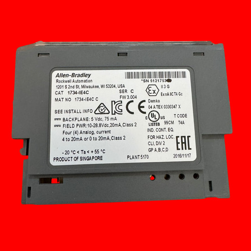 Allen Bradley 1734-ie4c Point I/o