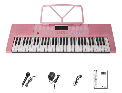 61 Teclas Teclado Musical Piano Electrónico 300 Ritmos