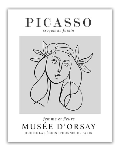 Impresión De Arte De Pared Inspirada Picasso No.15. 11...