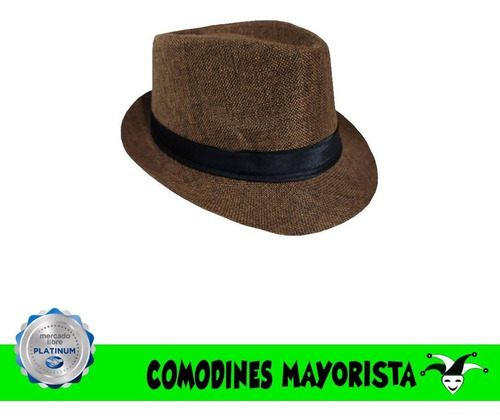 Imagen 3 de 7 de Capelinas Gacho Sombrero Dama Hombre Verano Mm4499