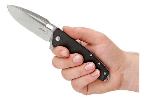 Cortaplumas Navaja Boker Plus Caracal Folder Tactica Bo771 Cor preta
