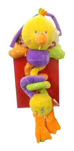 Peluche Cunero Musical Espiral Animalitos 35cm Phiphi En Mca