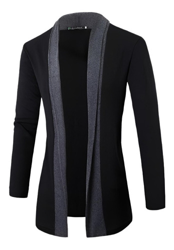 Elegante Gabardina Saco Hoodie  Blazer Excelente Tacto 4206