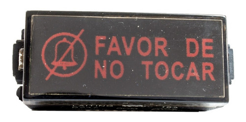 Lampara Favor De No Tocar B-247 Red Laiting