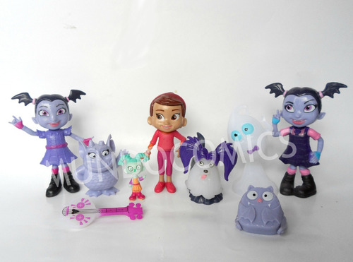 Colección De 9pcs Figuras De Vampirina 4-8cm