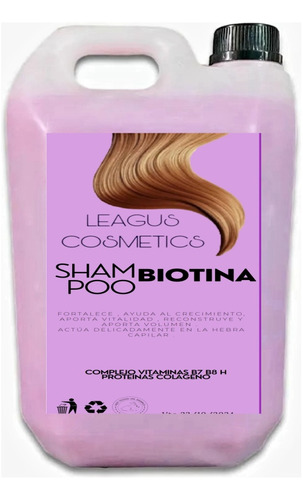 Shampoo De Biotina 5 Litros 