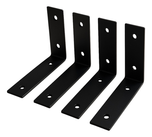 Combo 4 Mão Francesa Invertida Suporte Para Prateleira 15cm 
