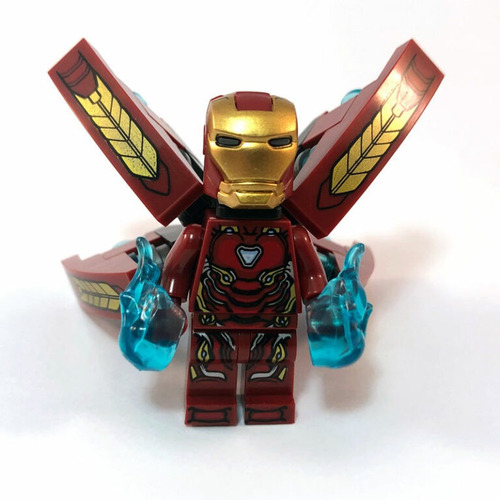 Minifigura Lego Marvel Iron Man Mark 50 Avengers Endgame 