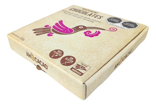 Chocolates Oscuros Surtidos, Ah Cacao 2 Piezas De 150g