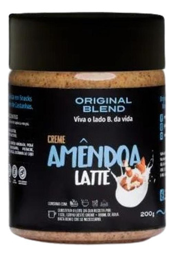 Kit 3x: Pasta De Amêndoa Latte Vegano Blend 200g