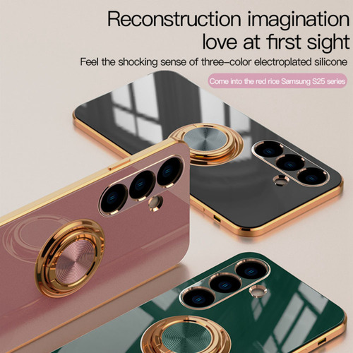 Funda Con Anillas Para Samsung Galaxy S22 S23 S24 S25 Plus Ultra S23fe S24fe S25edge
