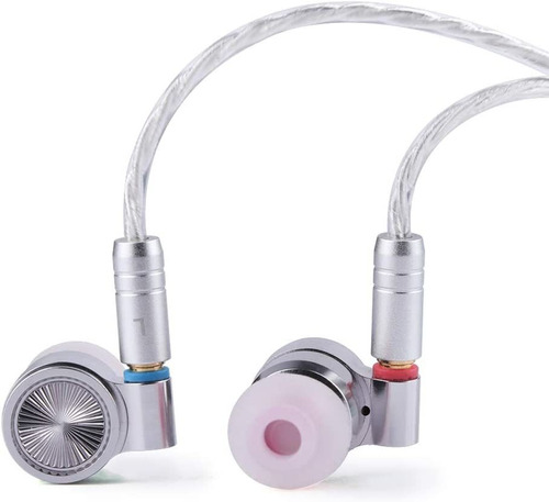 Auriculares Linsoul Tin Hifi T4 10mm - Blancos Y Plateados