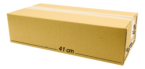 Caja Carton E-commerce 41x20x10 Cm Envios Paquete 25 Piezas