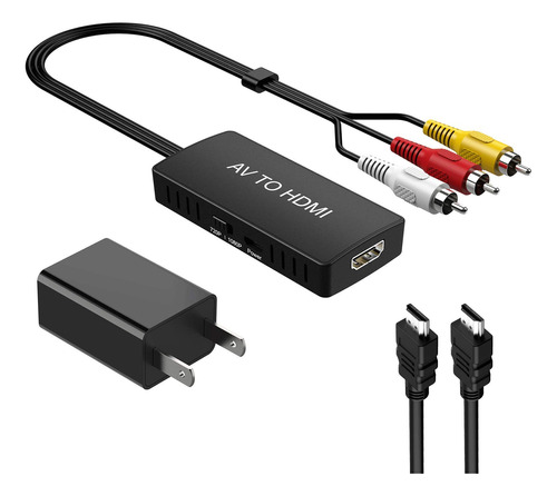 Digitnow Convertidor Rca A Hdmi, Adaptador De Convertidor D.