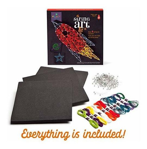 Arañas Craft-tastic Diy String Art - Kit De Manualidades P