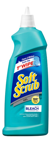 Soft Scrub Gel Con Limpiador Blanqueador, 28.6 Onzas (paquet