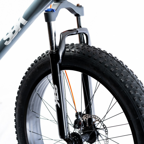 Imagen 6 de 9 de Bici Fat Rod 26 Shimano 21 Vel Mtb Brave Boy Acero Discos