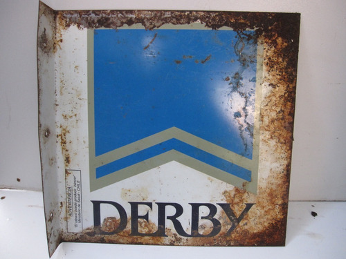 Letrero-cartel Antiguo ,derby
