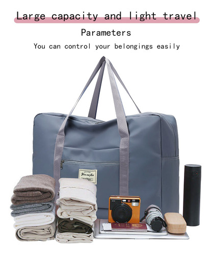 Bolsa De Viaje Plegable C, Ligera Y De Viaje