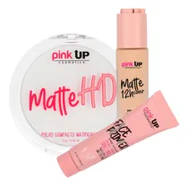 Comprar Base Maquillaje Matte Cover + Face Primer + Polvo Traslúcido
