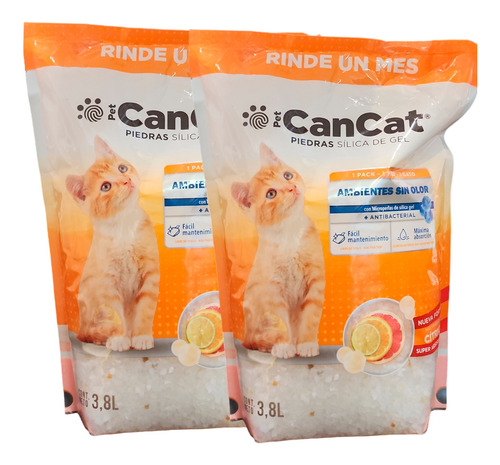 Piedras Silica Para Gato De Can Cat Gel 7,6l