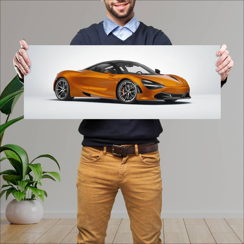 Cuadro 30x80cm Auto 2017 Mclaren 720s Auto 194