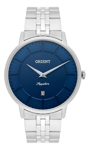 Relógio Orient Masculino Slim Safira Mbsss009 D1sx