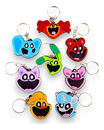 Smiling Critters Llaveros X50 Souvenirs Cumpleaños