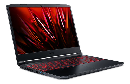 Notebook Gamer Acer An515-57-58g8 Ci5 8gb 512gb 15,6'' W11 Cor Preto com detalhes em vermelho