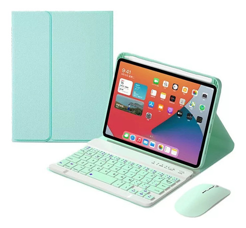 Funda Con Teclado Y Ratón Para iPad Mini 6 Pulgadas