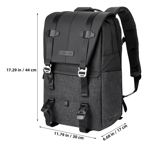 Mochila K&f Concept Beta Para Cámara De Fotos Y Vídeo De 20l