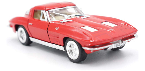 Chevy 1963 Corvette Stingray Escala 1:36 (rojo)