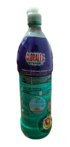 Caja Blanqueador Cloralex Max Control Gel 15 Pzs De 950 Ml 