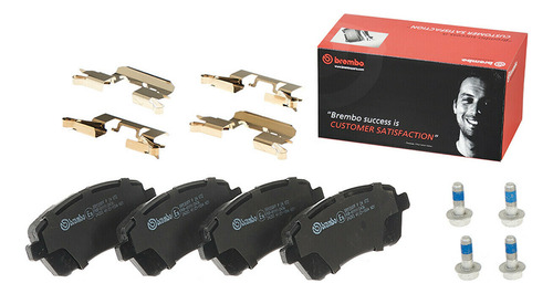 Jgo De Balatas Bajos Metales Y Zapatas 2 11/16 Brembo